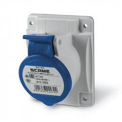 Base SCAME OPTIMA Empotrable IP44 16a 2p+ t 220v