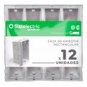 COMBO AHORRO SISTELECTRIC cajas rectangulares x12 unidades