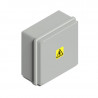 Caja de pase SISTELECTRIC pvc exterior IP65 16,5x16,5x11cm con tapa blanca