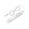 Prolongador TRV SMART E PLUS con protector de tensión 4 tomas 10A