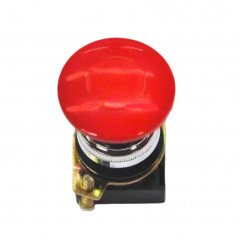 Botonera A.E.A 1900R 22mm rojo golpe de puño con retenedor