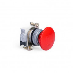 Botonera A.E.A 1900R 22mm rojo golpe de puño con retenedor