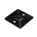 Porta precinto TACSA 19x19mm negro por unidad