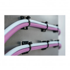 Porta precinto TACSA 19x19mm blanco por unidad