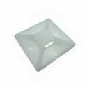 Porta precinto TACSA 28x28mm blanco por unidad