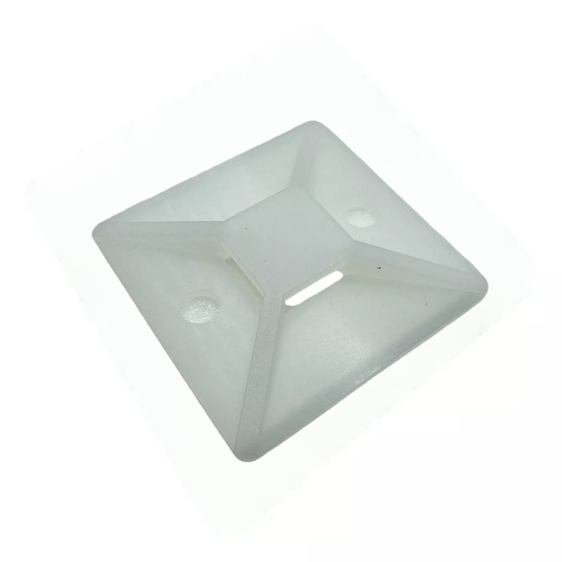 Porta precinto TACSA 28x28mm blanco por unidad
