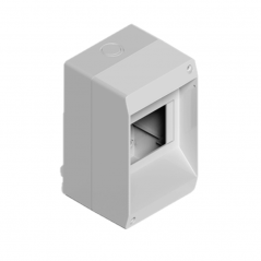 Caja para térmicas SISTELECTRIC 4 módulos exterior gris