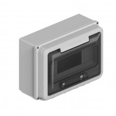 Caja para térmicas SISTELECTRIC 9 módulos exterior gris