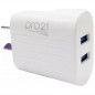 Cargador viajero PRO21 LITE 1 USB C + 1PD 3.1A sin cable