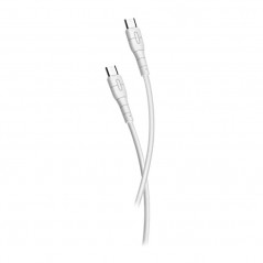 Cable USB-C A USB-C SOUL PD 60W 1 metro blanco