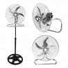 Ventilador EVEREST de pie EVEREST 18'' 100W paletas de aluminio reacondicionado