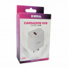 Cargador viajero SOUL CVJ-XUSB1BL USB blanco sin cable