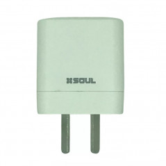 Cargador viajero PRO21 PD + USB-C 20W blanco sin cable