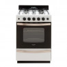 Cocina WHIRLPOOL WFB57DWDNA Multigas 56cm 4 hornallas blanca
