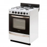 Cocina WHIRLPOOL WFB57DWDNA Multigas 56cm 4 hornallas blanca