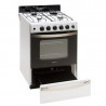 Cocina WHIRLPOOL WFB57DWDNA Multigas 56cm 4 hornallas blanca