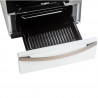 Cocina WHIRLPOOL WFB57DWDNA Multigas 56cm 4 hornallas blanca