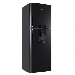Heladera DREAN HDR400F41N ciclica 396 Litros negra con dispenser de agua outlet