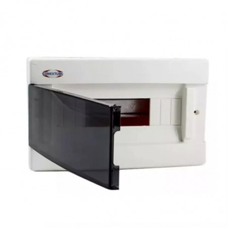 Caja para térmicas CONEXTUBE LUXURY 18 módulos exterior blanco