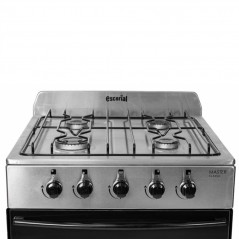 Cocina ESCORIAL MASTER CLASSIC gas licuado 56cm 4 hornallas Acero inoxidable