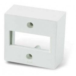 Tapa capuchon CAMBRE SXXI para exterior de 1 módulo blanco