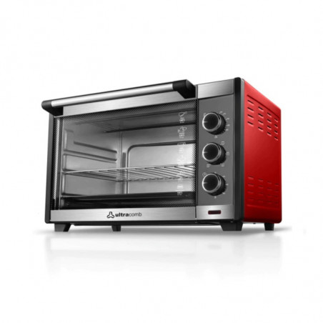 Horno eléctrico ULTRACOMB UC-45CN 45 litros 1600W rojo outlet