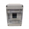 Caja para pilar CONEXTUBE BOMBE 4 módulos embutir blanco