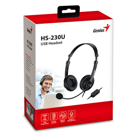 Auriculares con micrófono GENIUS HS-230U USB-C