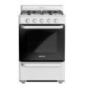 Cocina DREAN CD5602AB0 Multigas 56cm 4 hornallas blanca