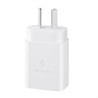 Cargador original SAMSUNG 15W Tipo C sin cable blanco