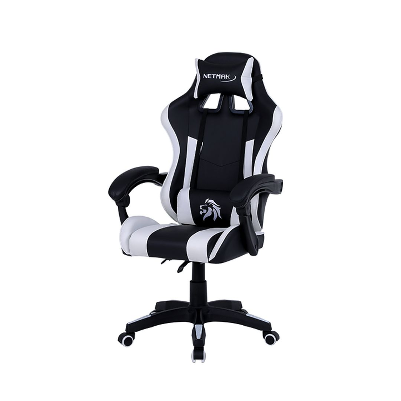 Silla gamer NETMAK NM-BEAST Blanco Silla gamer NETMAK NM-BEAST Blanco