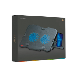 Base Cooler NETMAK NM-N134 15'' con soporte para Celular