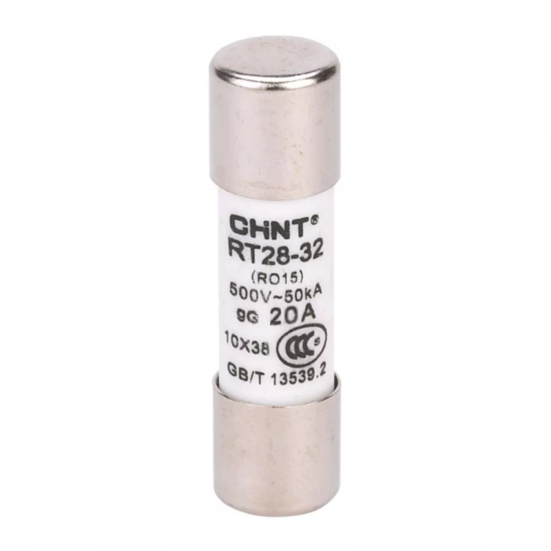 Fusible cilindrico CHINT RT28-32 20A GG 100kA 500V