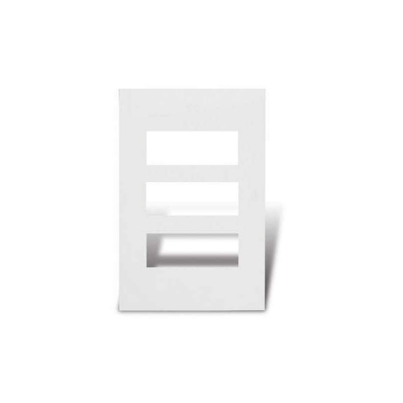 Tapa CAMBRE S.XXI 3 módulos blanco Tapa CAMBRE S.XXI 3 módulos blanco