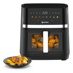 Freidora de aire SUONO HOG0200 8 litros 1800W negra