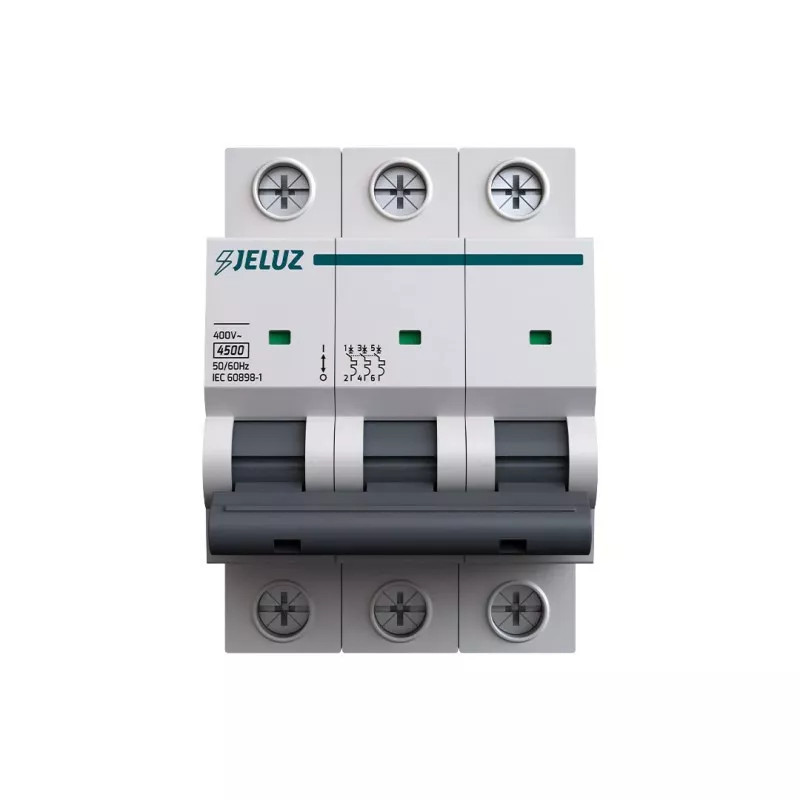 Térmica tripolar JELUZ 16A 4.5kA curva c