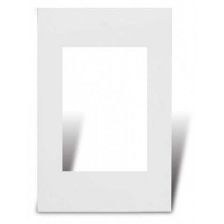 Tapa CAMBRE S.XXI 4 módulos blanco