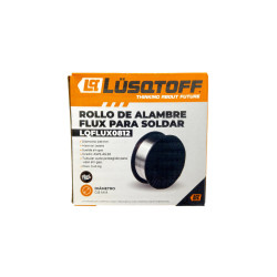 Rollo de alambre LUSQTOFF para soldar flux 0.8mm 0.45kg