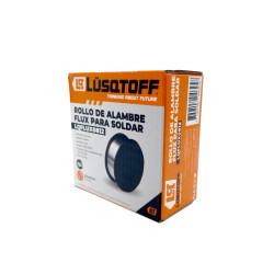 Rollo de alambre LUSQTOFF para soldar flux 0.8mm 0.45kg
