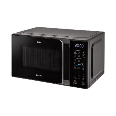 Microondas digital BGH QUICK CHEFF 20 litros 700W negro