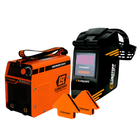 Kit mega soldador inverter LUSQTOFF MEGAIRON100-8 4,2 kW 18,4A
