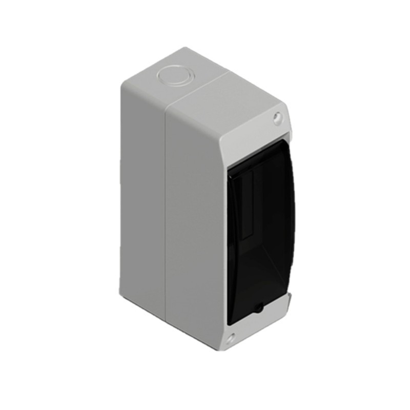 Caja para térmicas SISTELECTRIC exterior pvc 2 módulos gris Caja para térmicas SISTELECTRIC exterior pvc 2 módulos gris