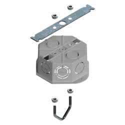 Kit soporte SISTELECTRIC para caja octogonal