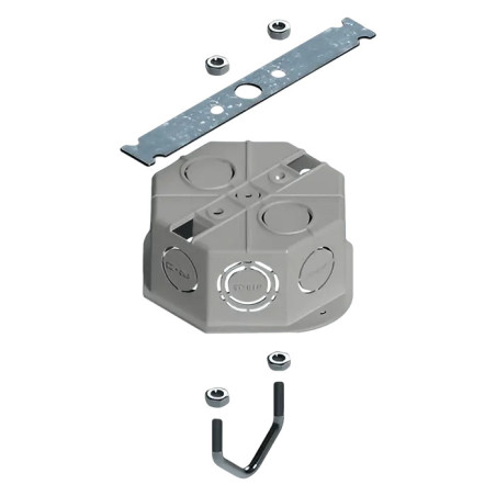 Kit soporte SISTELECTRIC para caja octogonal