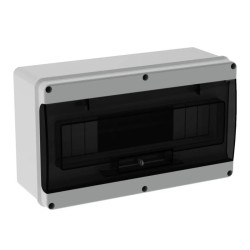 Caja para térmicas CONEXTUBE LUXURY 12 módulos exterior blanco