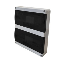 Caja para térmicas CONEXTUBE LUXURY 24 módulos exterior blanco