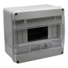 Caja para pilar CONEXTUBE BOMBE 8 módulos embutir blanco