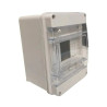 Caja para pilar CONEXTUBE BOMBE 4 módulos embutir blanco