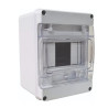 Caja para pilar CONEXTUBE BOMBE 4 módulos embutir blanco