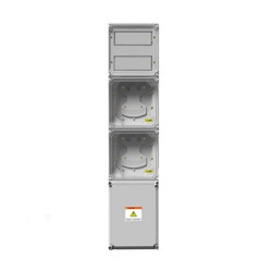 Gabinete GENROD columna 2 medidores trifásico pvc